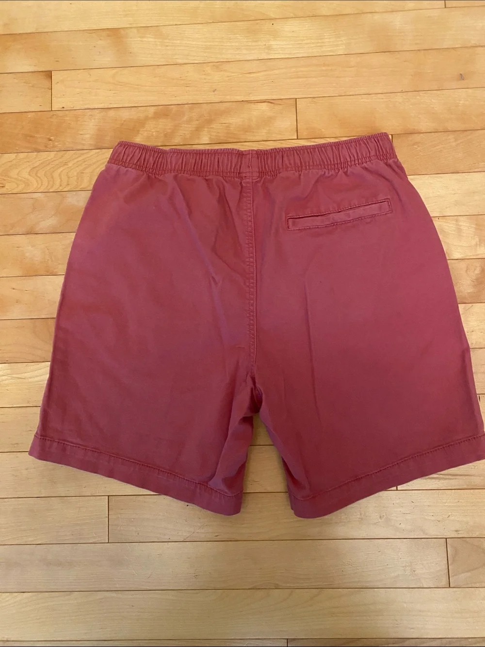 Old Navy Men's Brick Red Hybrid Shorts with Drawstring Waist